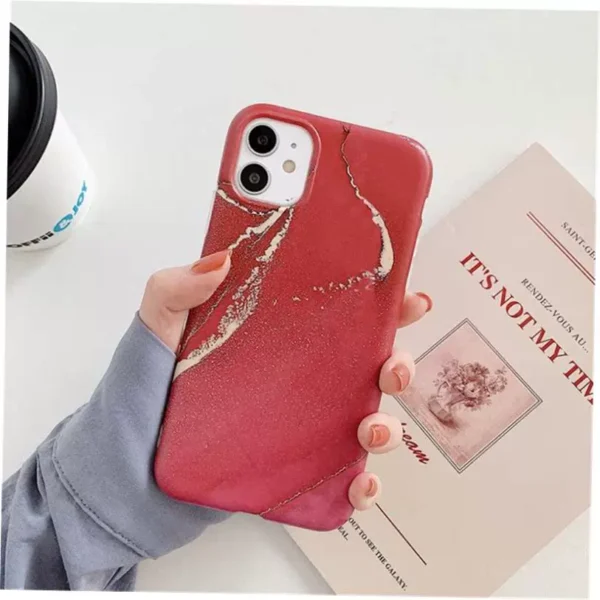 Marble Crack Matte iPhone Cases - Image 20