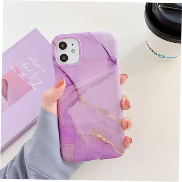 Marble Crack Matte iPhone Cases - Image 13