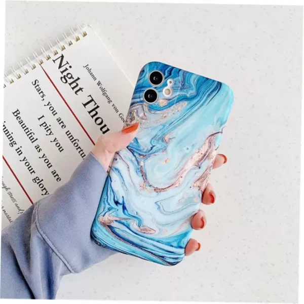 Marble Crack Matte iPhone Cases - Image 24