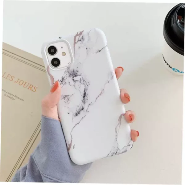 Marble Crack Matte iPhone Cases - Image 15