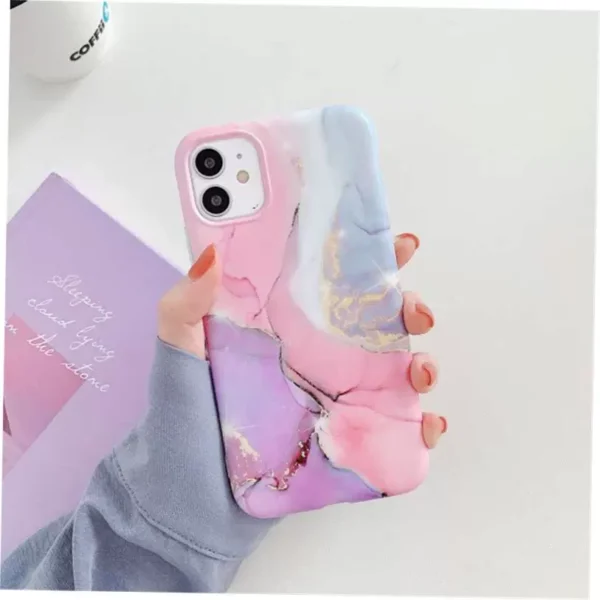 Marble Crack Matte iPhone Cases - Image 17