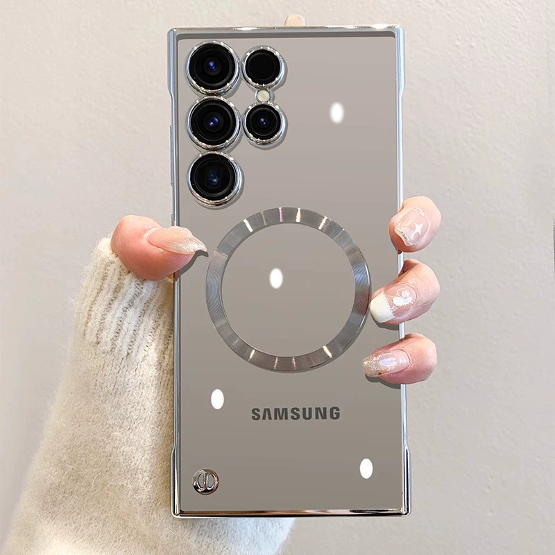 Crystal Transparent Frameless Luxury Shockproof Samsung Cases - Image 10