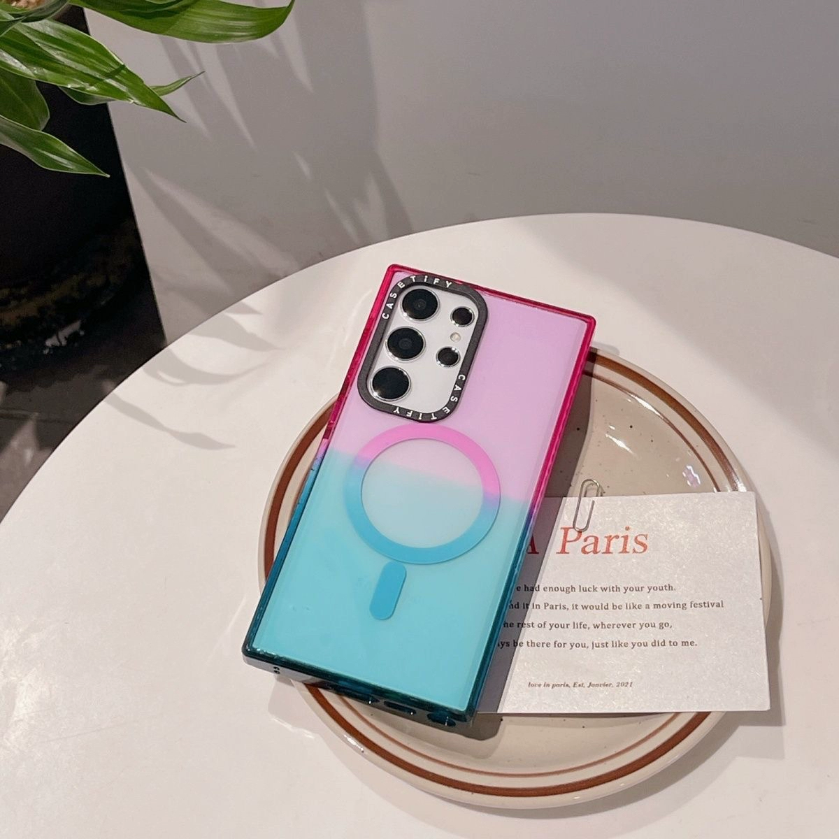 Custom Mirror Magnetic Transparent Soft Shell Samsung Cases - Image 14