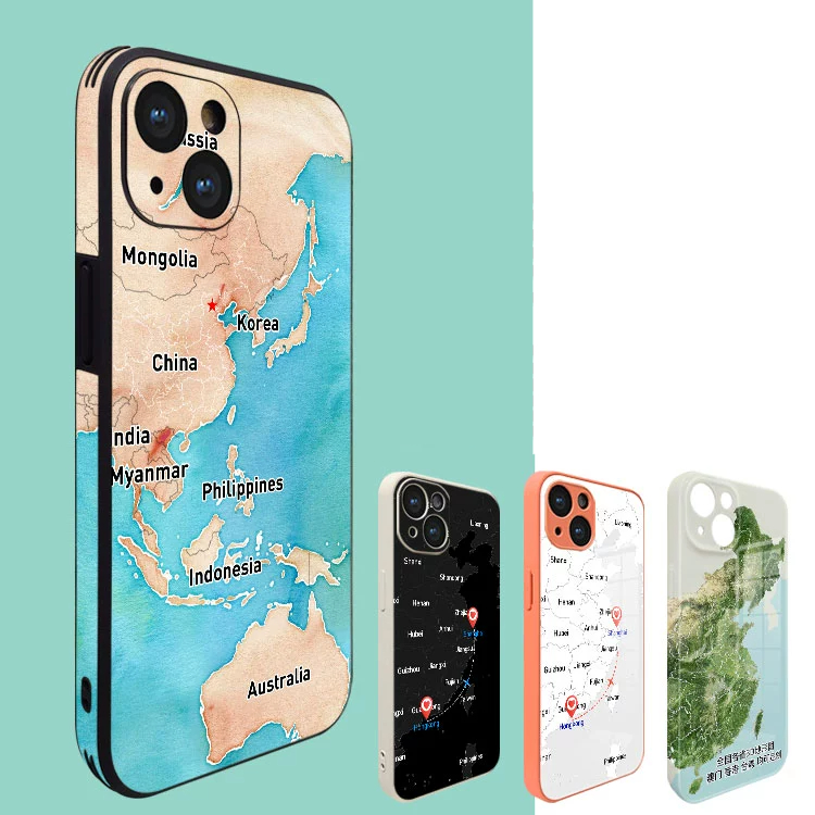 Custom GeoBond Map Love Cases