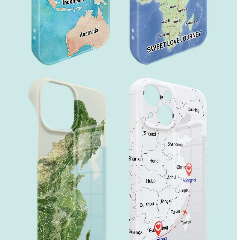 Custom GeoBond Map Love Cases - Image 9
