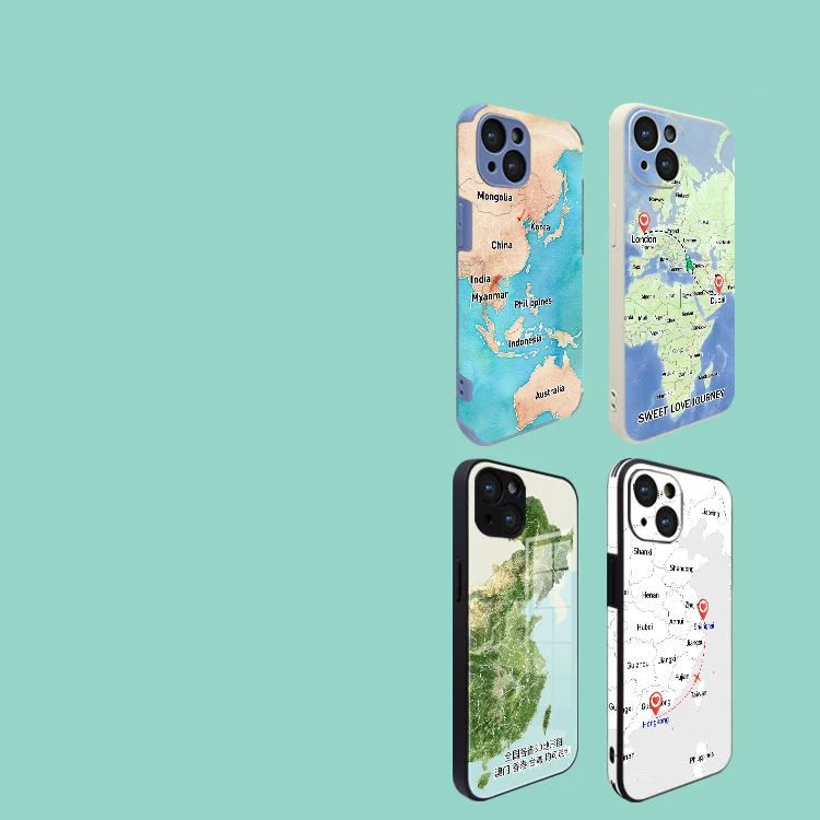 Custom GeoBond Map Love Cases - Image 2