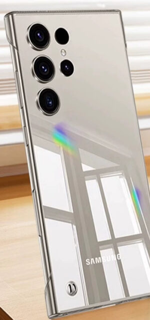 Crystal Transparent Frameless Luxury Shockproof Samsung Cases