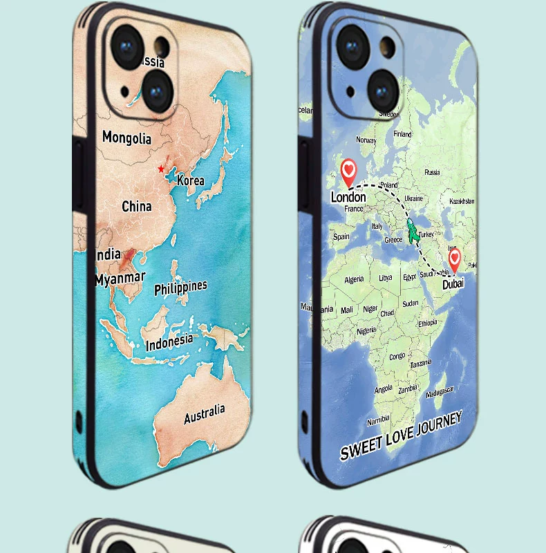 Custom GeoBond Map Love Cases - Image 10