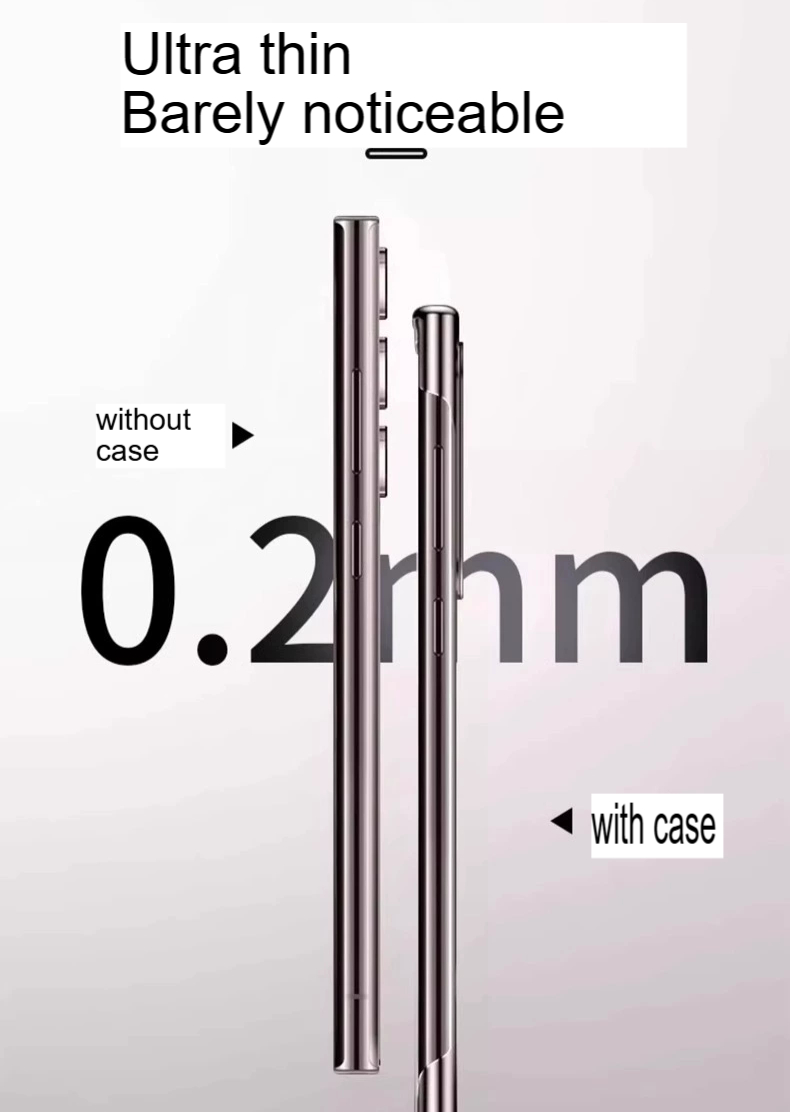 Crystal Transparent Frameless Luxury Shockproof Samsung Cases - Image 4