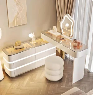 Modern Makeup Vanity with Lights